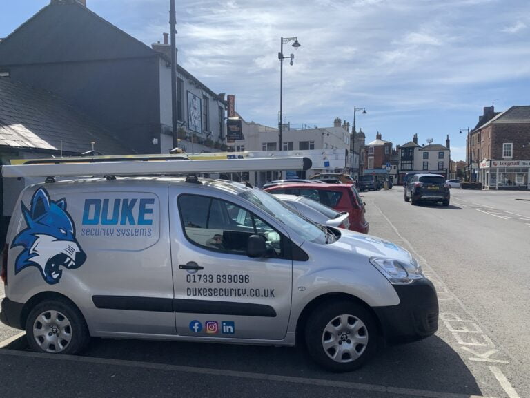 Duke CCTV Van parked up in Spalding, Lincolnshire.