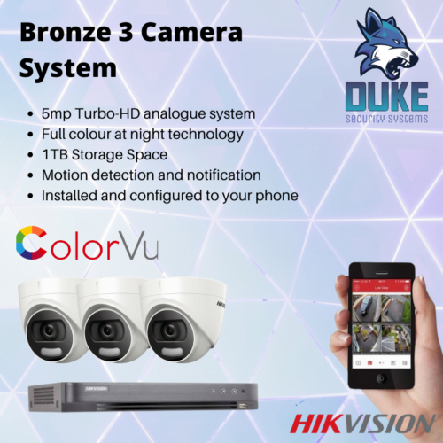 Hikvision Bronze 3 Camera System