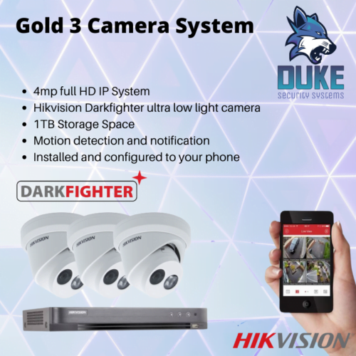 Hikvision Gold 3 Camera System