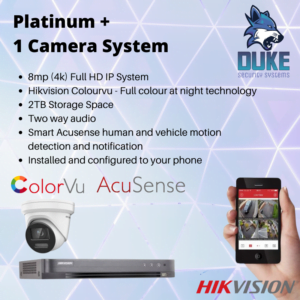 Hikvision Platinum + 1 Camera System