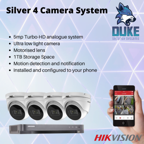 Hikvision Silver 4 Camera System