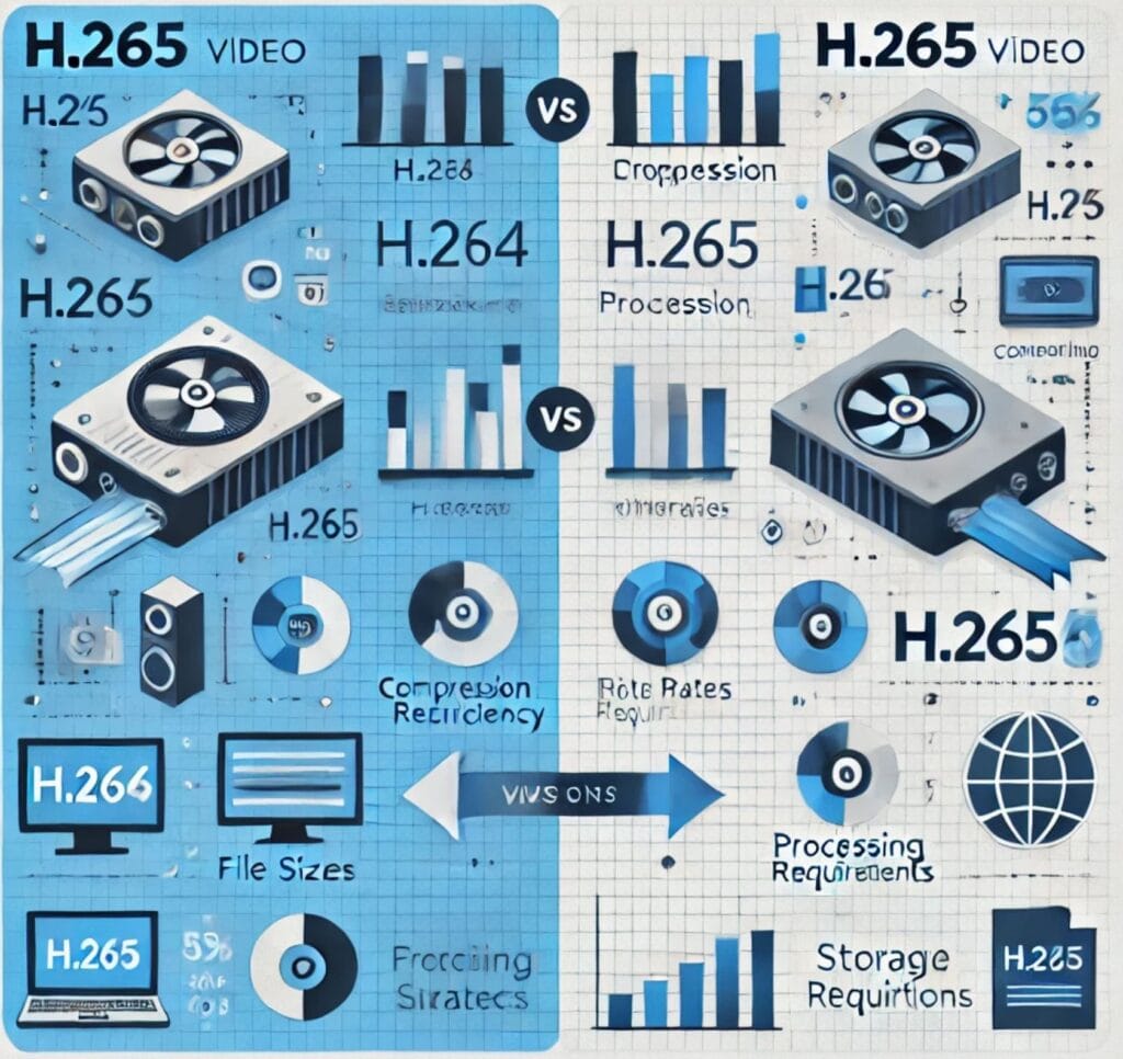 Discover what is H.265 and what is H.264