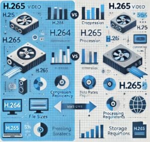 Discover what is H.265 and what is H.264