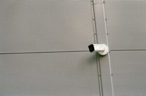CCTV Camera installed on wall