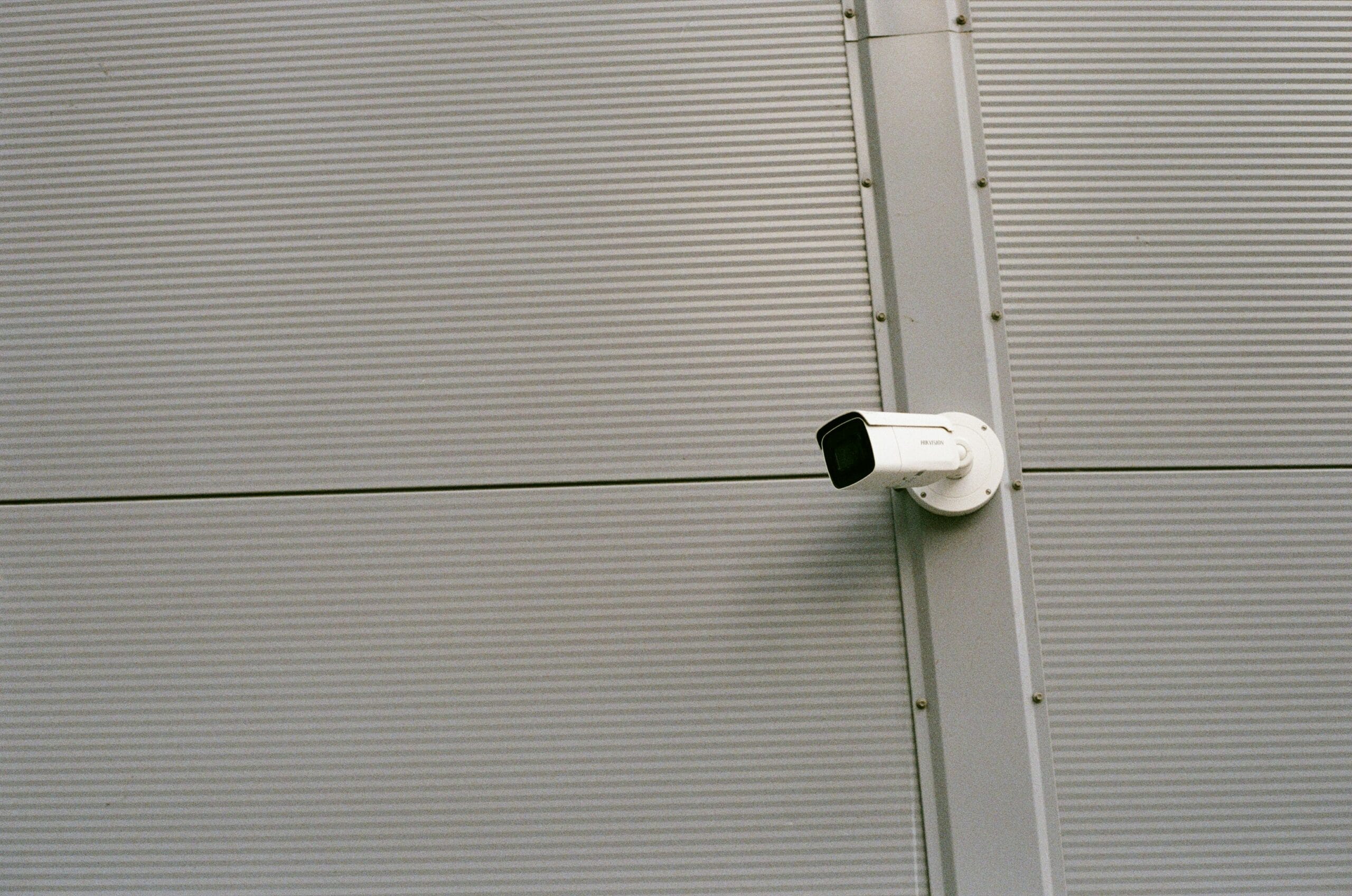 CCTV Camera installed on wall