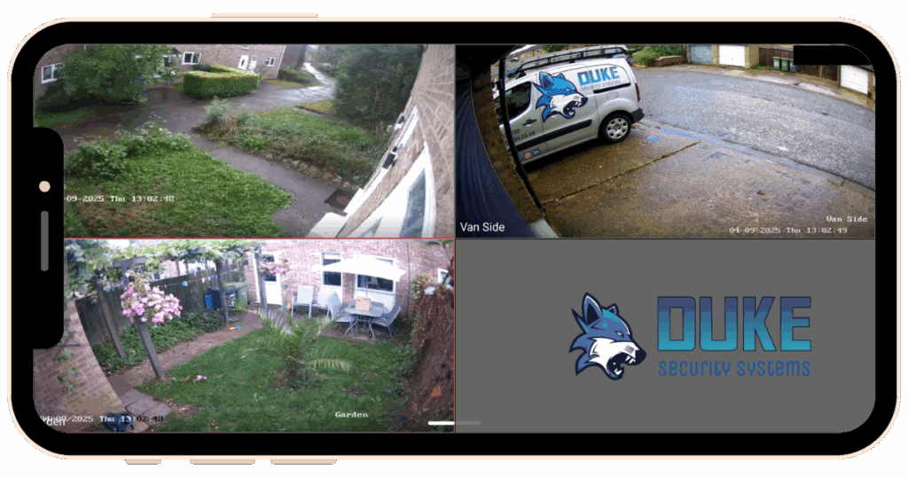 CCTV On Phone 3 cameras